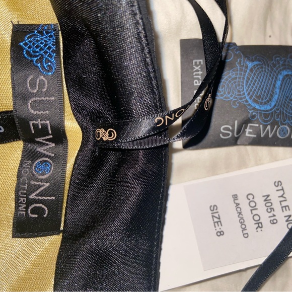 Sue Wong Black and Gold Dress - Picture 5 of 5